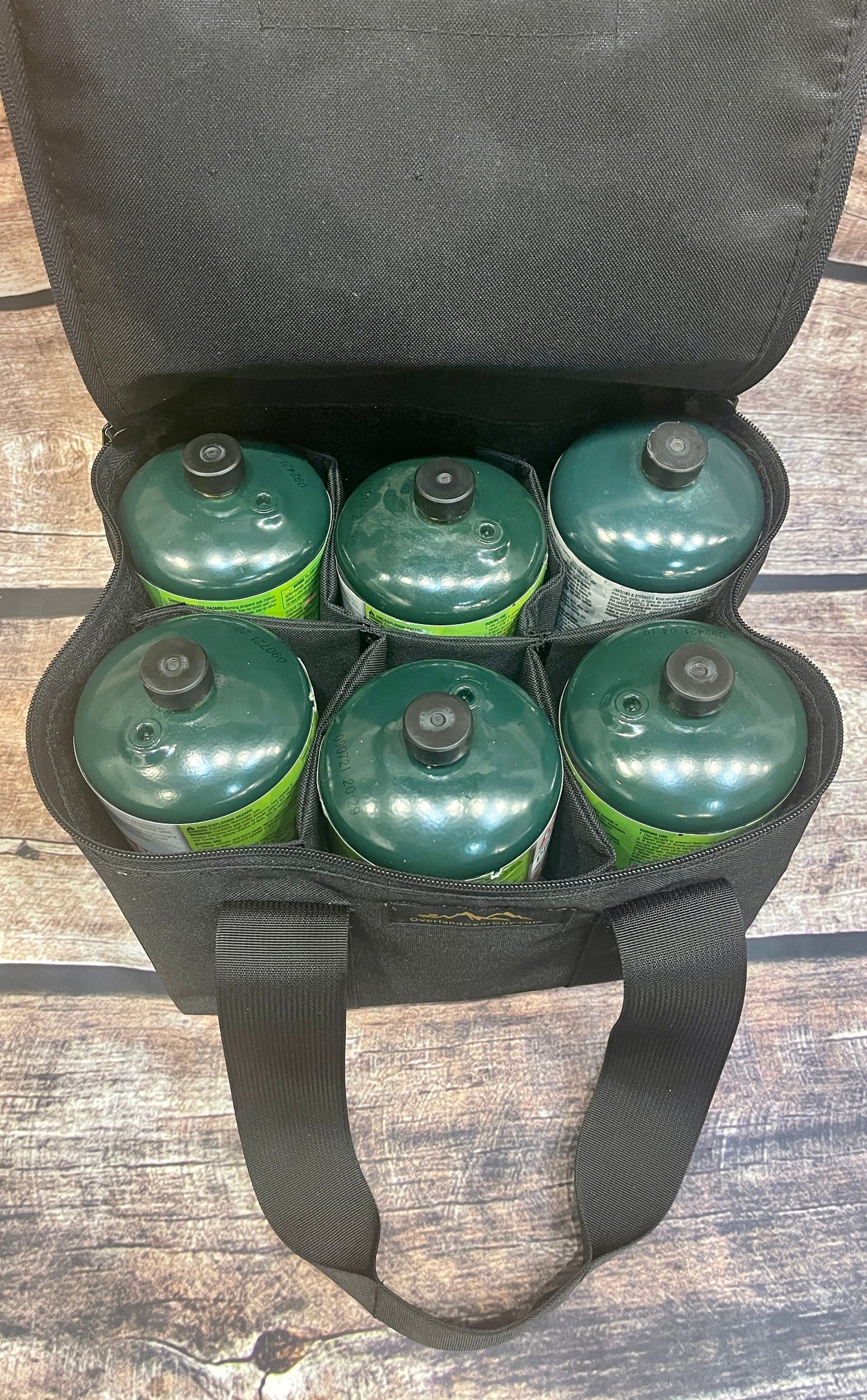 OverlandGearGuy- Propane Bottle Bag 6 Pack