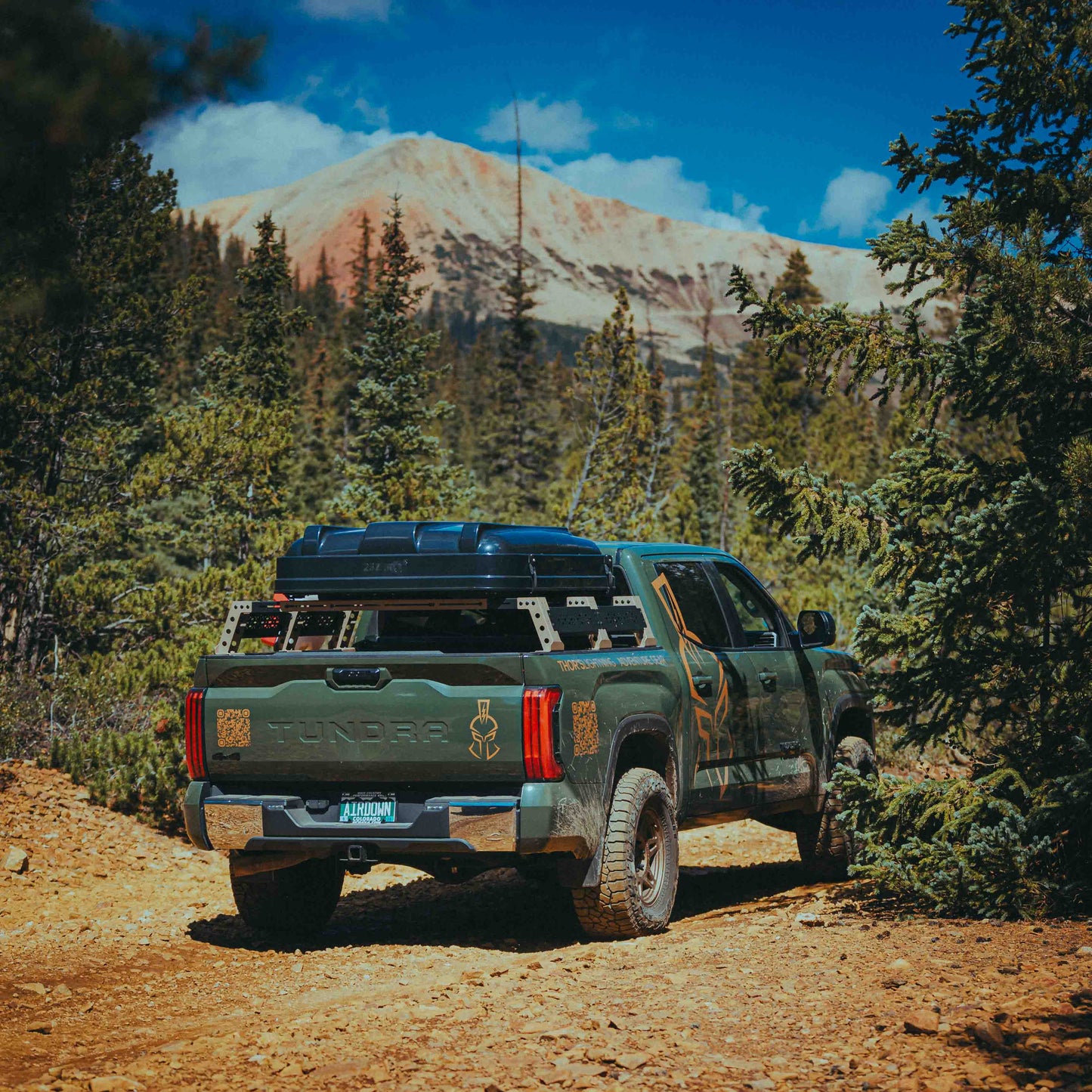 Thor's Lightning Air Systems- Refuge Modular Bed Rack System Jeep Gladiator JT 2020-2024