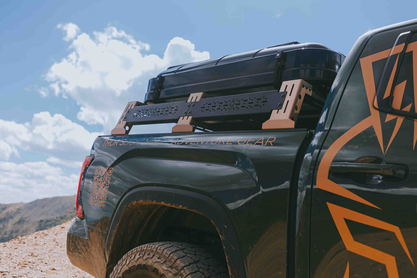 Thor's Lightning Air Systems- Refuge Modular Bed Rack System Jeep Gladiator JT 2020-2024