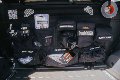 OverlandGearGuy- Rear Bench Seat Organizer