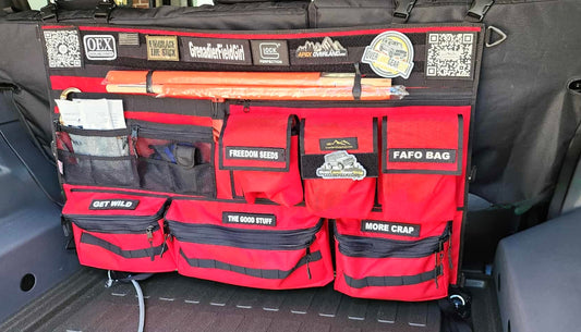 OverlandGearGuy- Rear Bench Seat Organizer