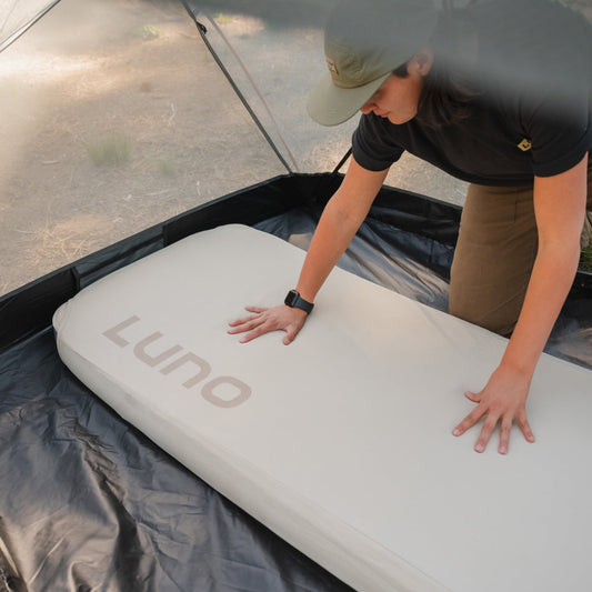 Luno- Fitted Mattress Sheet - AIR+FOAM Pro Camping Mattress