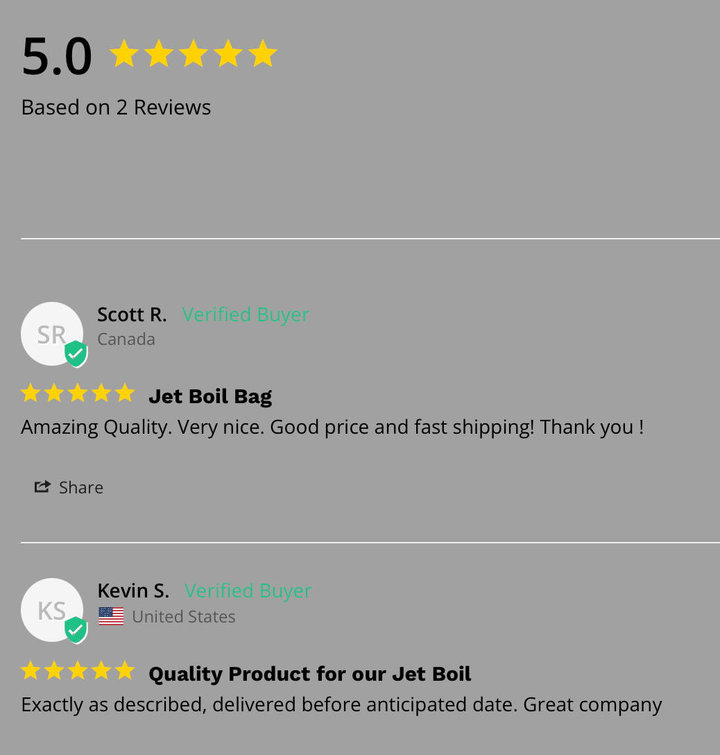 OverlandGearGuy- JetBoil Pouch  Jet Boil Fuel Pouch