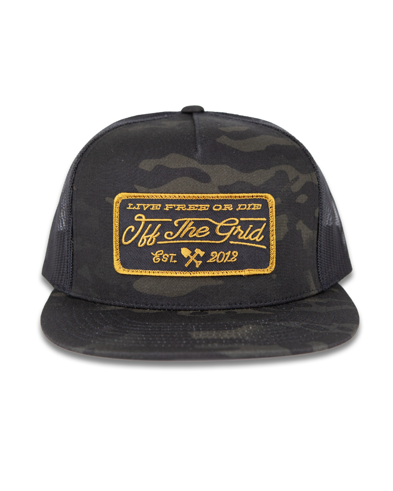 Off The Grid Surplus- Stamped Snapback Hat