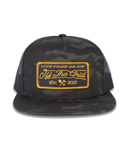 Off The Grid Surplus- Stamped Snapback Hat