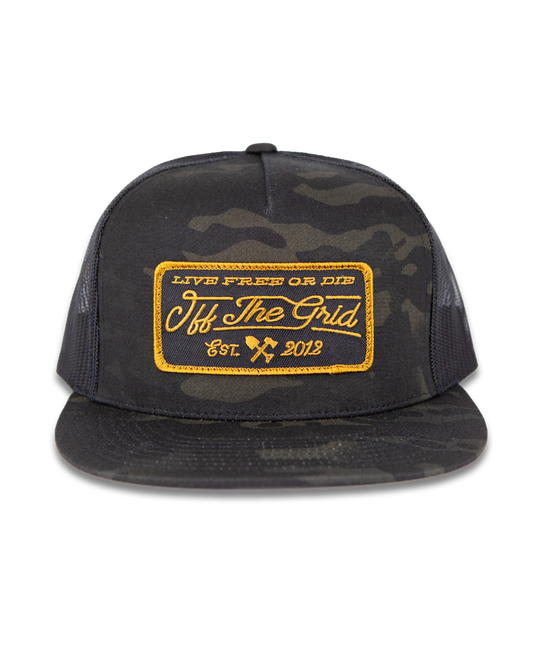 Off The Grid Surplus- Stamped Snapback Hat