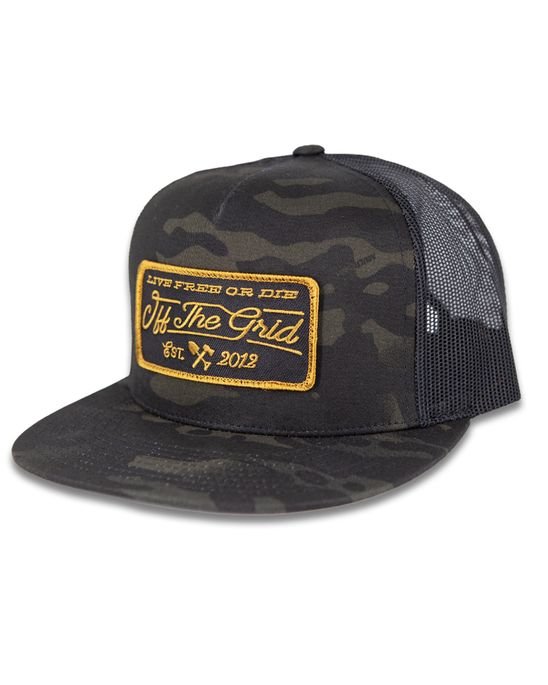 Off The Grid Surplus- Stamped Snapback Hat