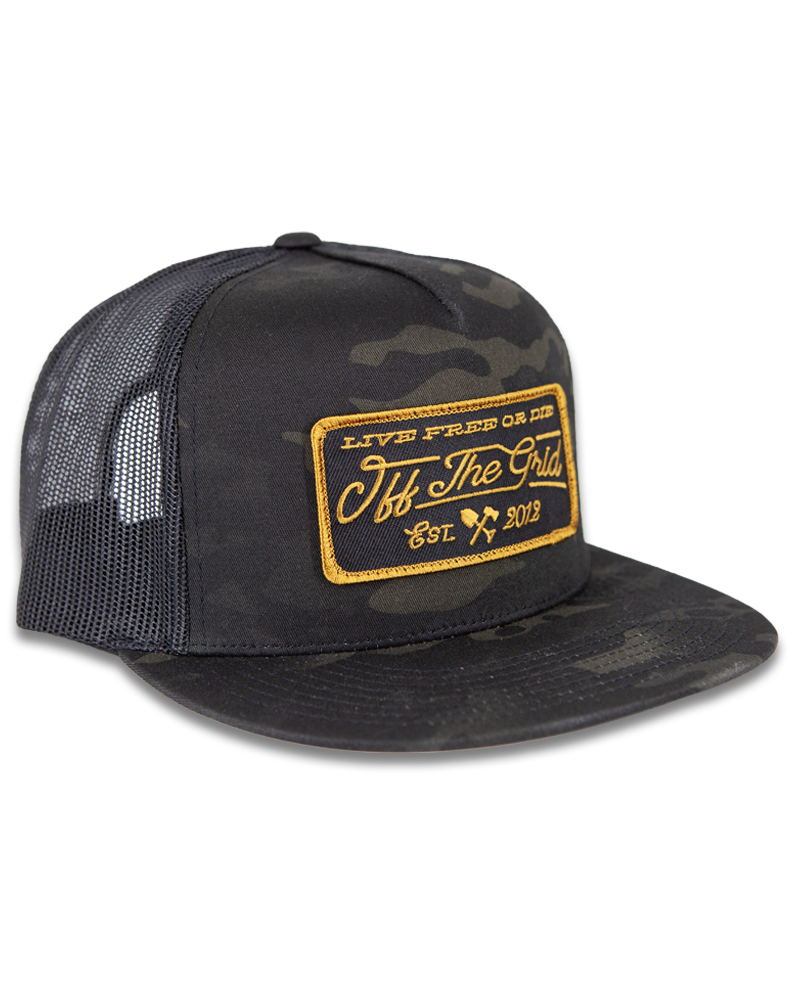 Off The Grid Surplus- Stamped Snapback Hat