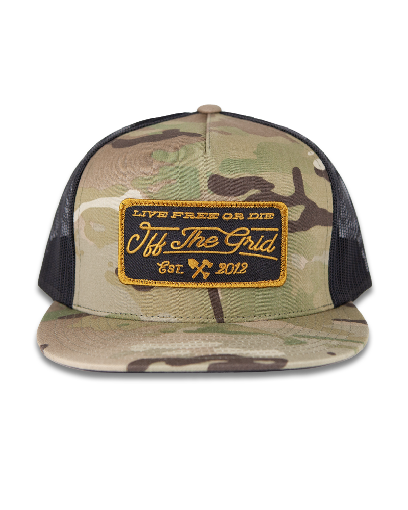 Off The Grid Surplus- Stamped Snapback Hat