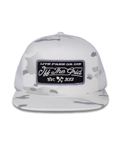 Off The Grid Surplus- Stamped Snapback Hat
