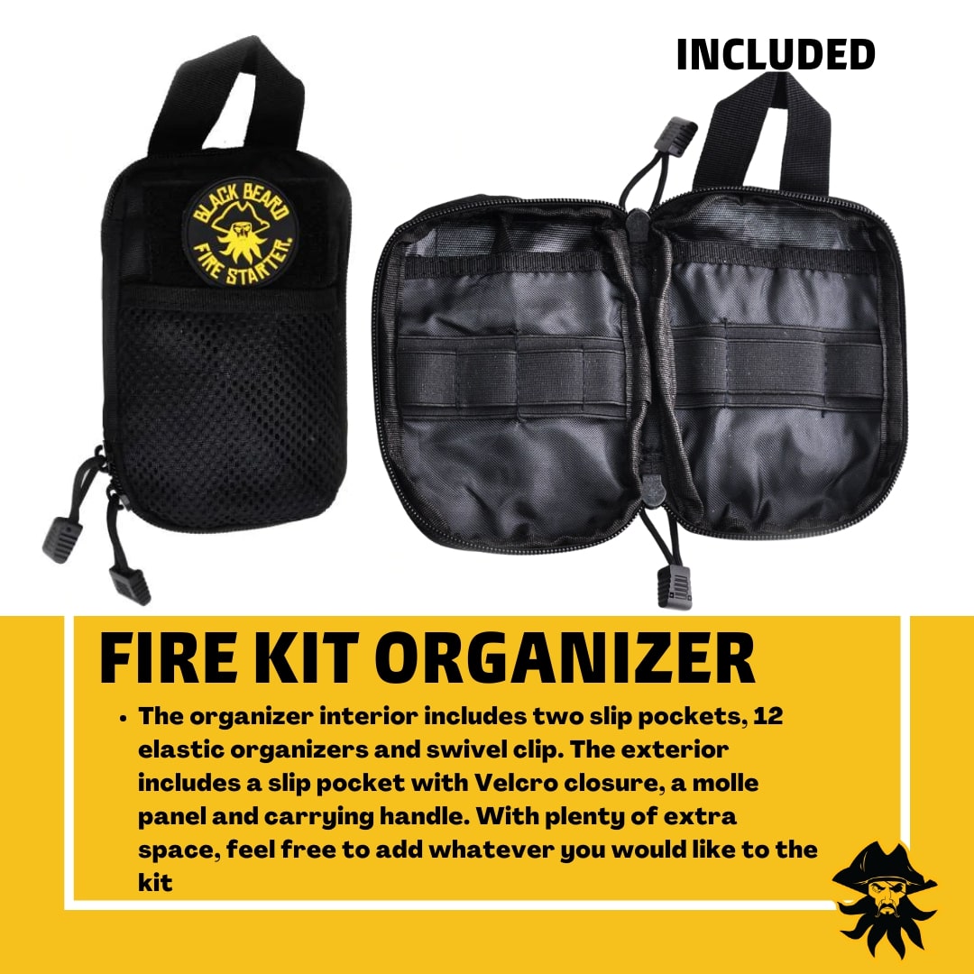 Black Beard- Pirates Plunder - Fire Starter Kit