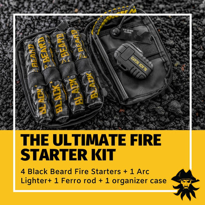 Black Beard- Pirates Plunder - Fire Starter Kit
