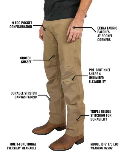 Off The Grid Surplus- Trailblazer Standard Fit Pants - Coyote