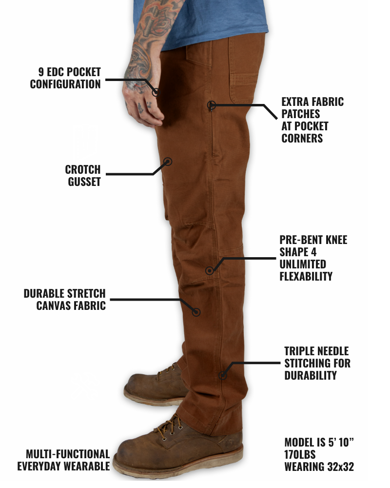 Off The Grid Surplus- Trailblazer Standard Fit Pants - Tobacco