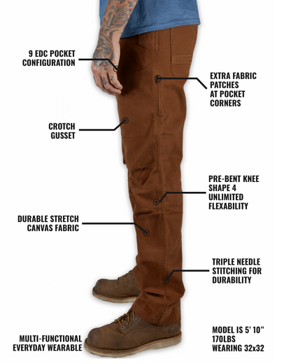Off The Grid Surplus- Trailblazer Standard Fit Pants - Tobacco