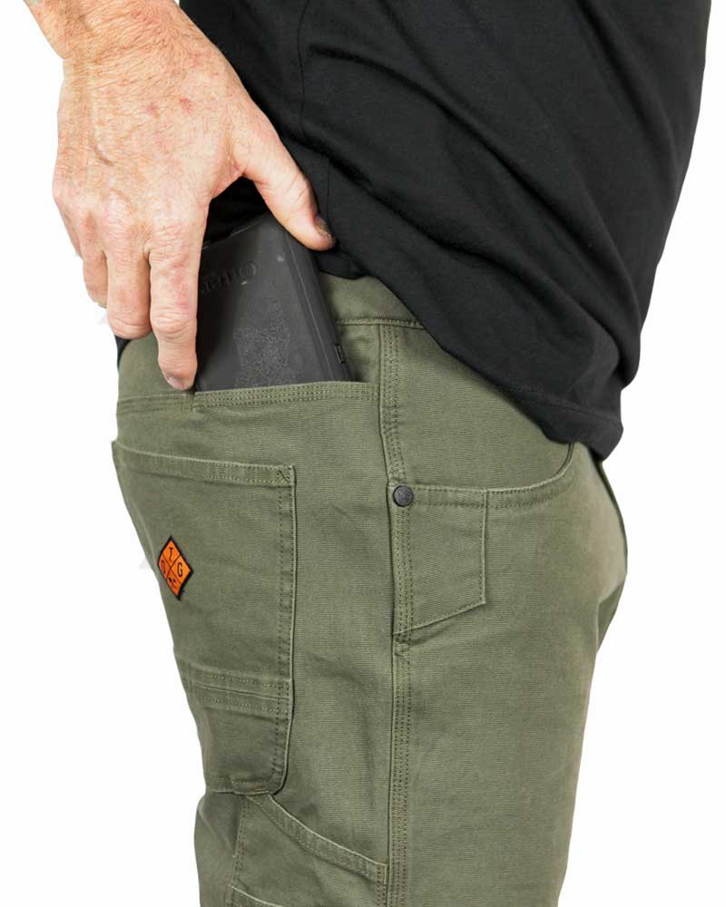 Off The Grid Surplus- Trailblazer Standard Fit Pants - DK Olive