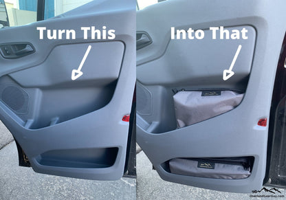 OverlandGearGuy- Transit Storage Cubby Pouches - Set