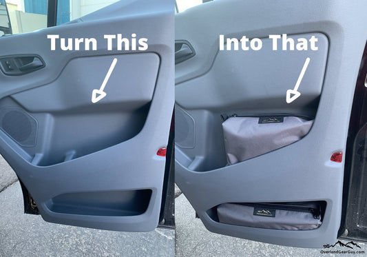 OverlandGearGuy- Transit Storage Cubby Pouches - Set