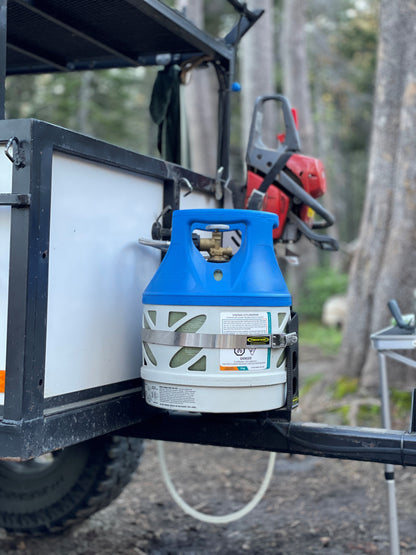 Power Tank- Tor LOCKER Bracket for 11 lb Squatty Propane Tank & 11 lb Viking Composite Tank