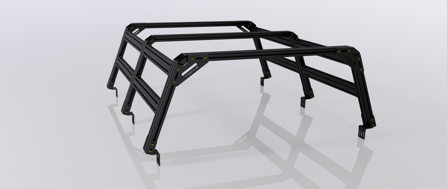 Xtrusion Overland- XTR3 Bed Rack for Ford F-150