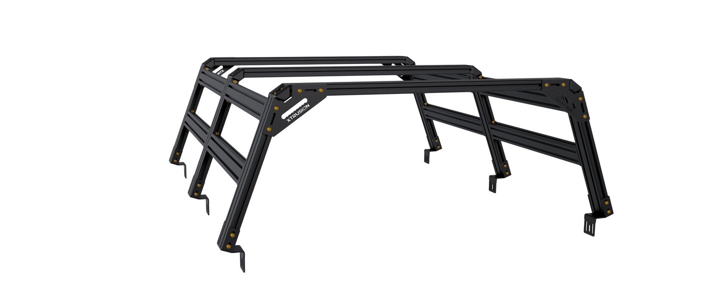 Xtrusion Overland- XTR3 Bed Rack for Dodge Ram 1500 - Straight Bed