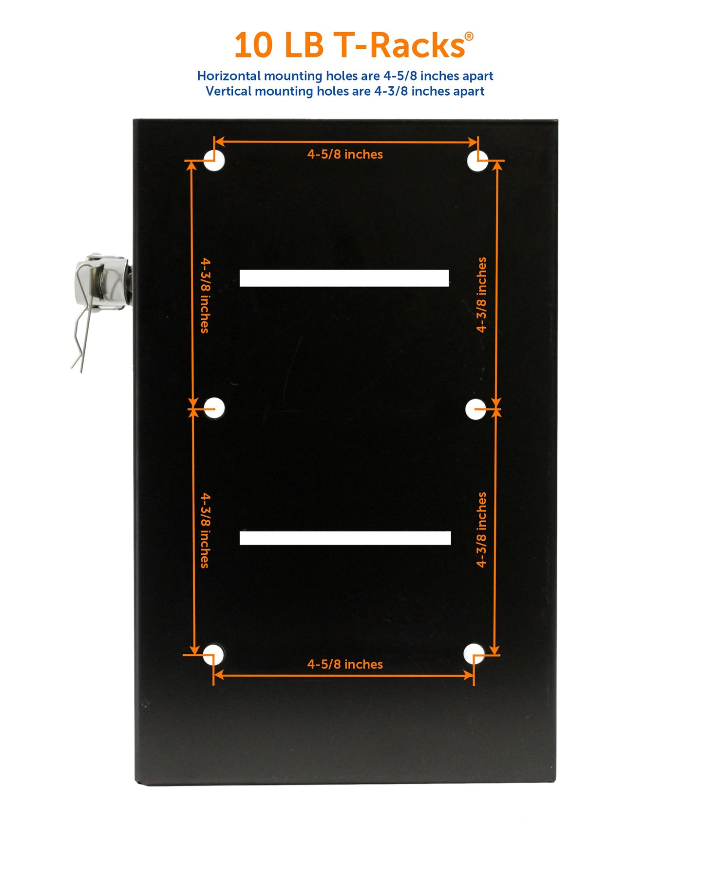 Flame King- T-Racks 10lb Propane Tank Mounting Brackets Strap Campervan Overland Vehicles