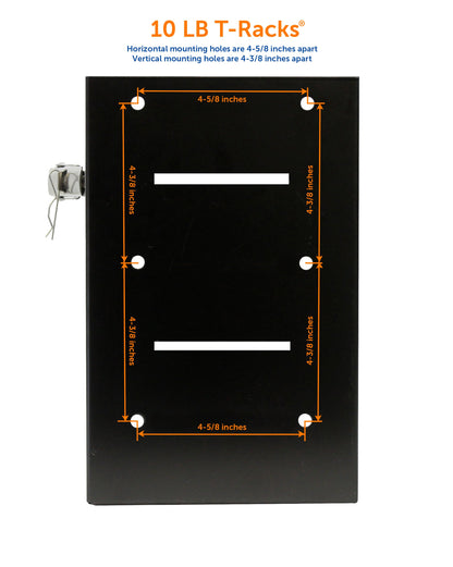 Flame King- T-Racks 10lb Propane Tank Mounting Brackets Strap Campervan Overland Vehicles