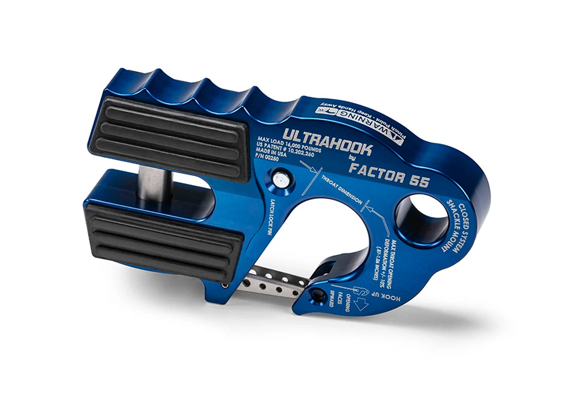 Factor 55- UltraHook Closed System Winch Shackle Mount