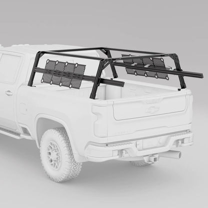 Xtrusion Overland- XTR1 Bed Rack for Chevrolet Silverado & GMC Sierra 2500HD / 3500HD