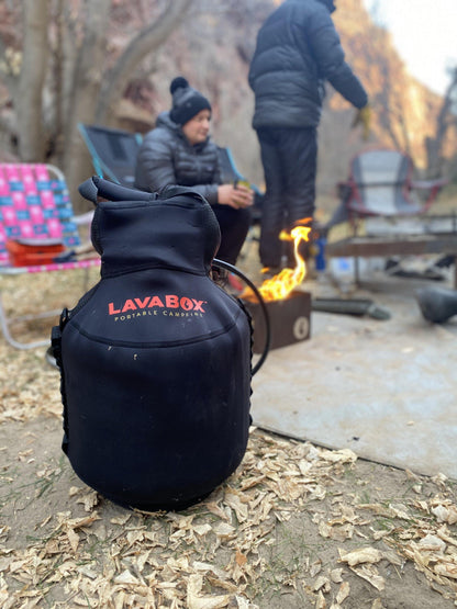 LavaBox- Burt's Tank Top: 20 Pound Propane Tank Insulator and Carrier