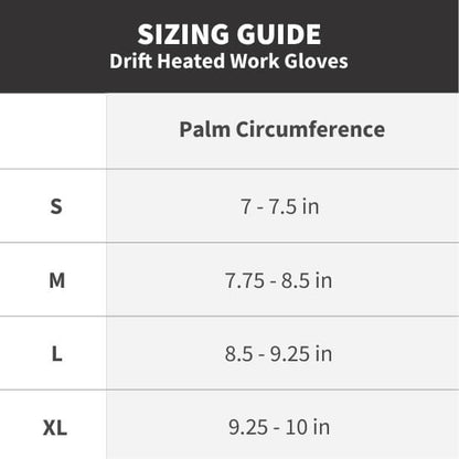 Gobi Heat- Drift II Heated Leather Gloves (3500mAh USB-C batt)