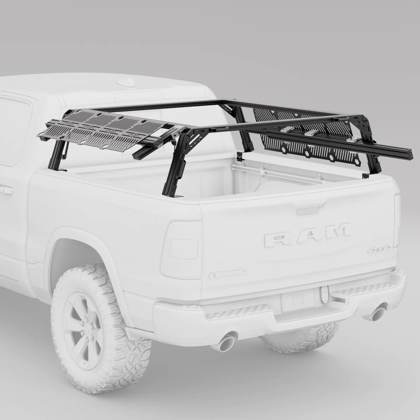 Xtrusion Overland- XTR1 Bed Rack for Dodge Ram HD - Straight Bed