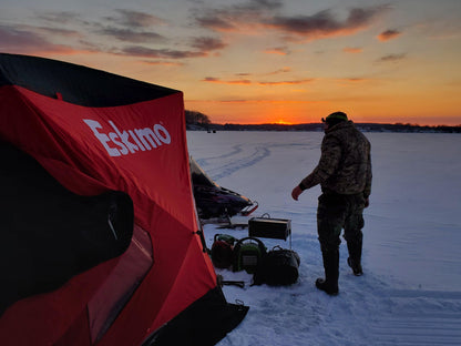 Flame King- Flat Top Portable Propane Cast Iron Grill Griddle