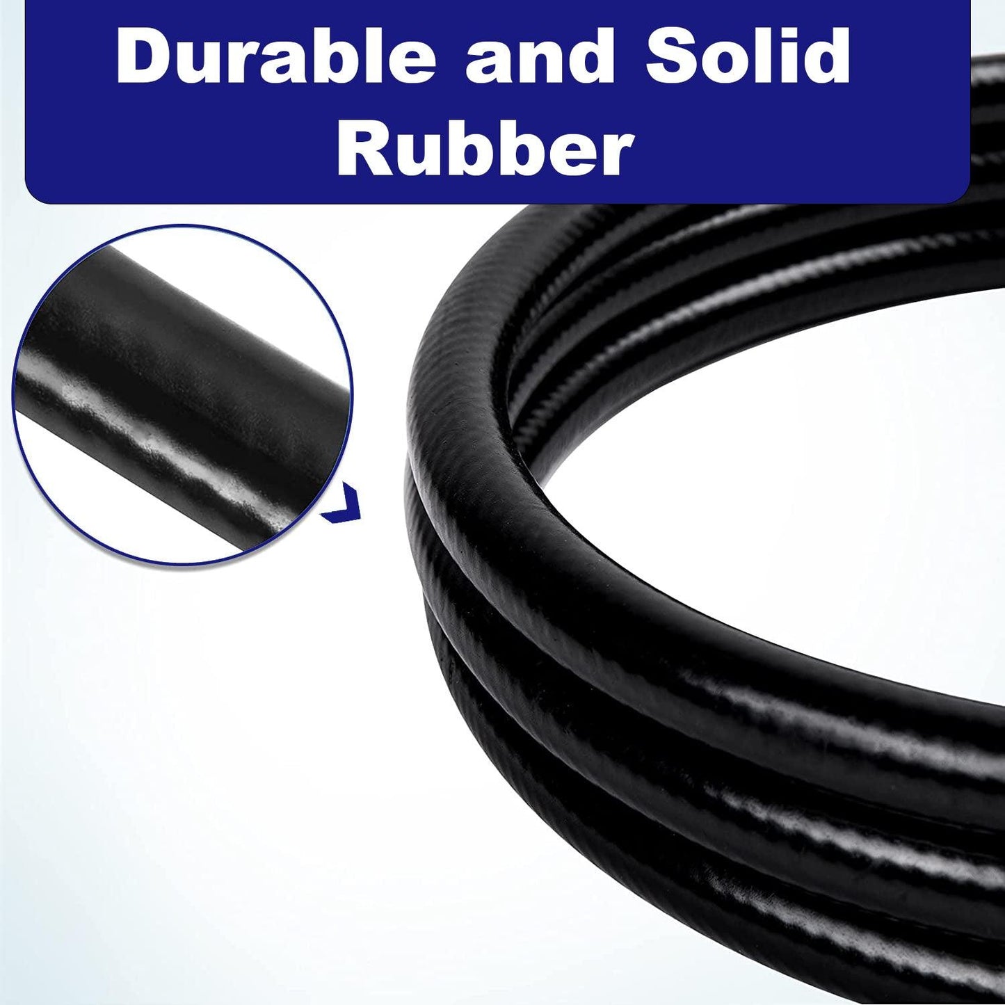 Flame King- Propane Regulator Hose with Quick Connect - 12 feet