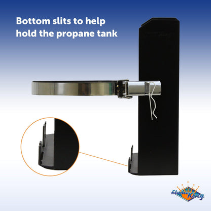 Flame King- T-Racks 5lb Propane Tank Mounting Brackets Strap Campervan Overland Vehicles