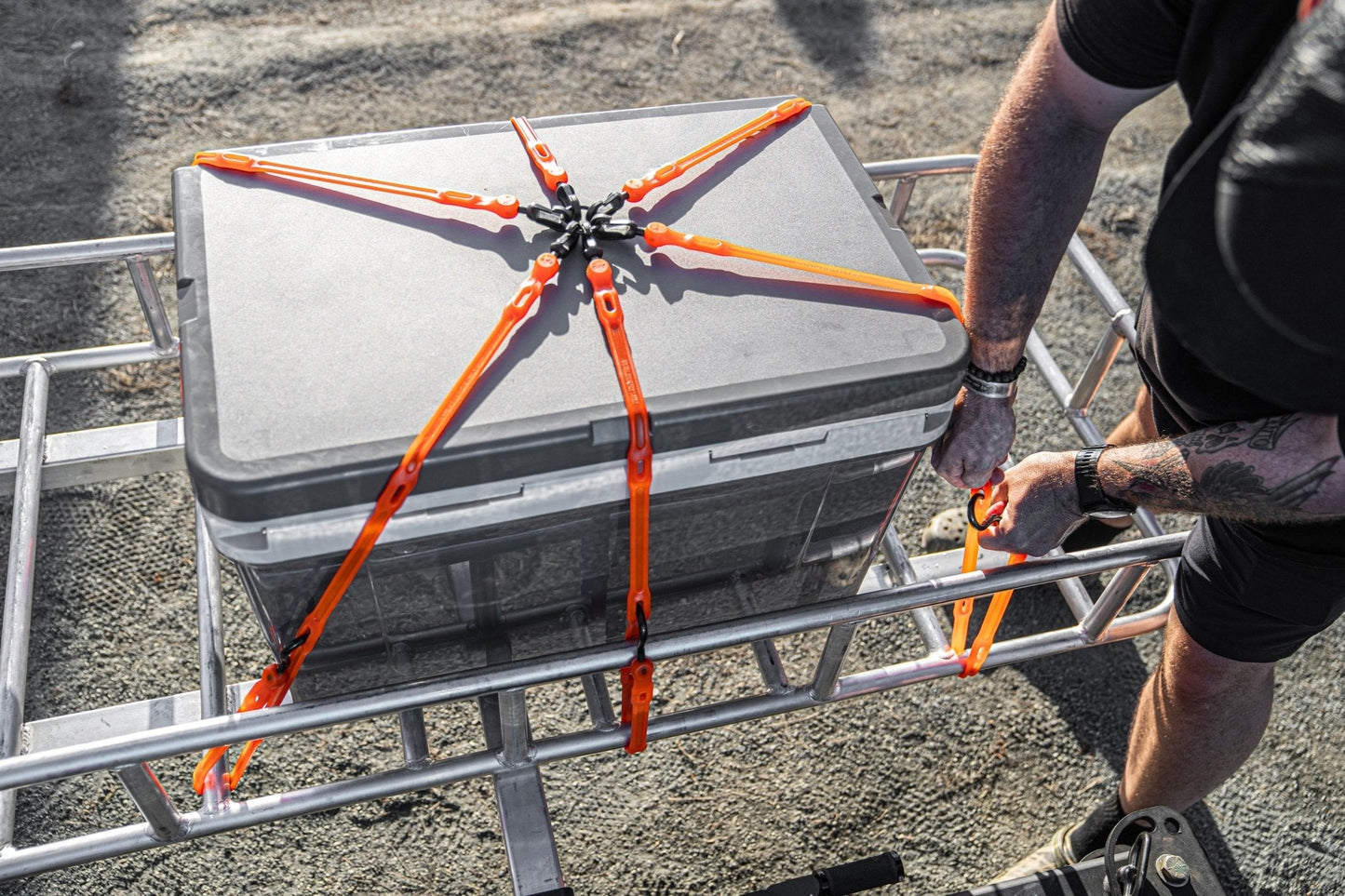 The Perfect Bungee- FlexWeb Cargo Net - Adjustable M-XXL Web Style Net
