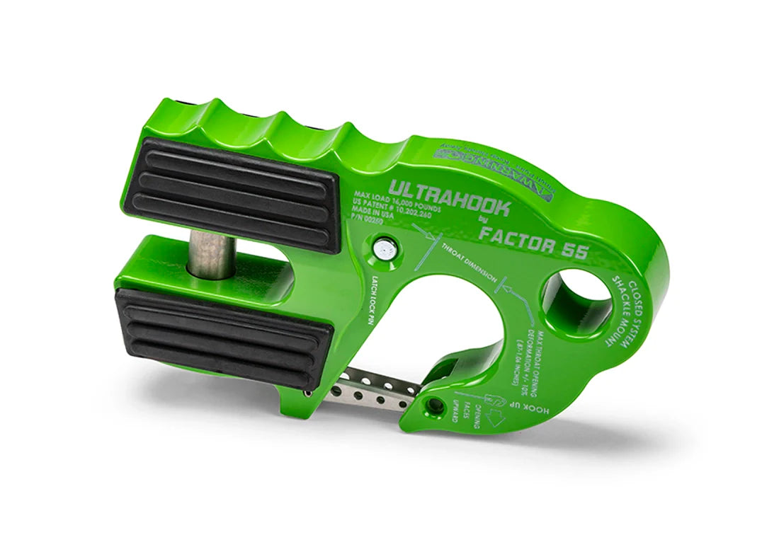 Factor 55- UltraHook Closed System Winch Shackle Mount