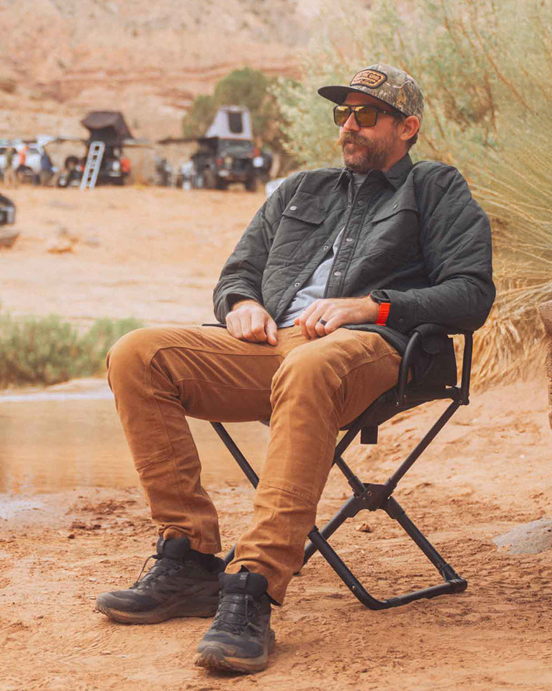 Off The Grid Surplus- Ignite Quilted Jacket - Vintage Black