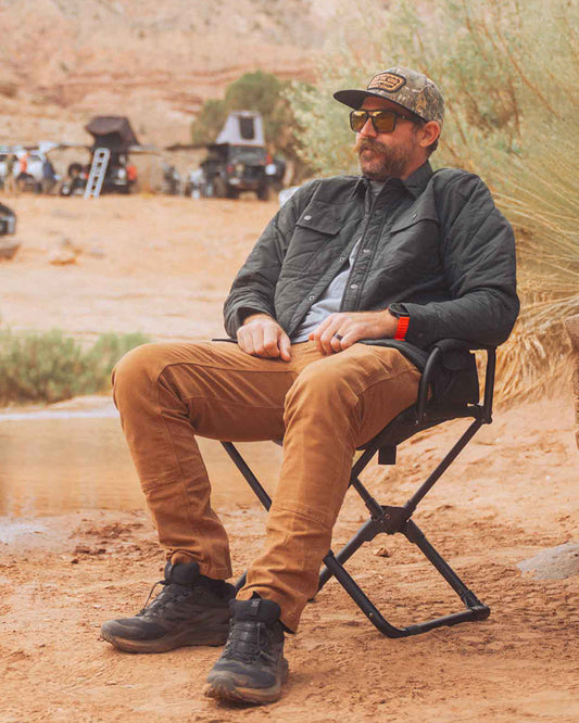 Off The Grid Surplus- Ignite Quilted Jacket - Vintage Black