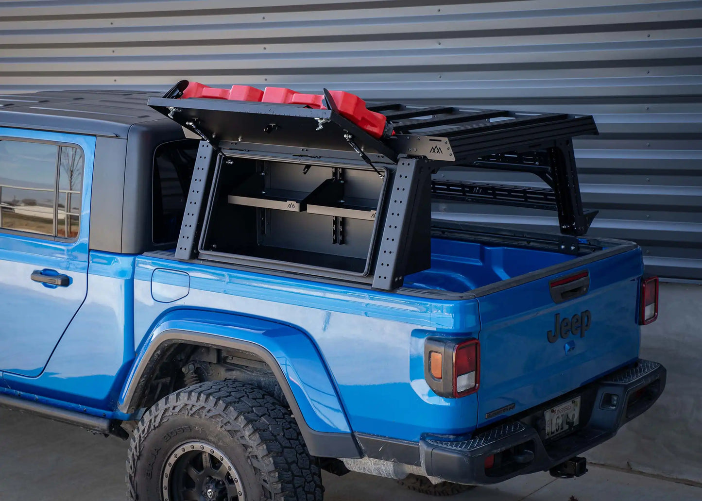 Backwoods Adventure Mods- Overland Bed Rack Storage Box - Jeep Gladiator
