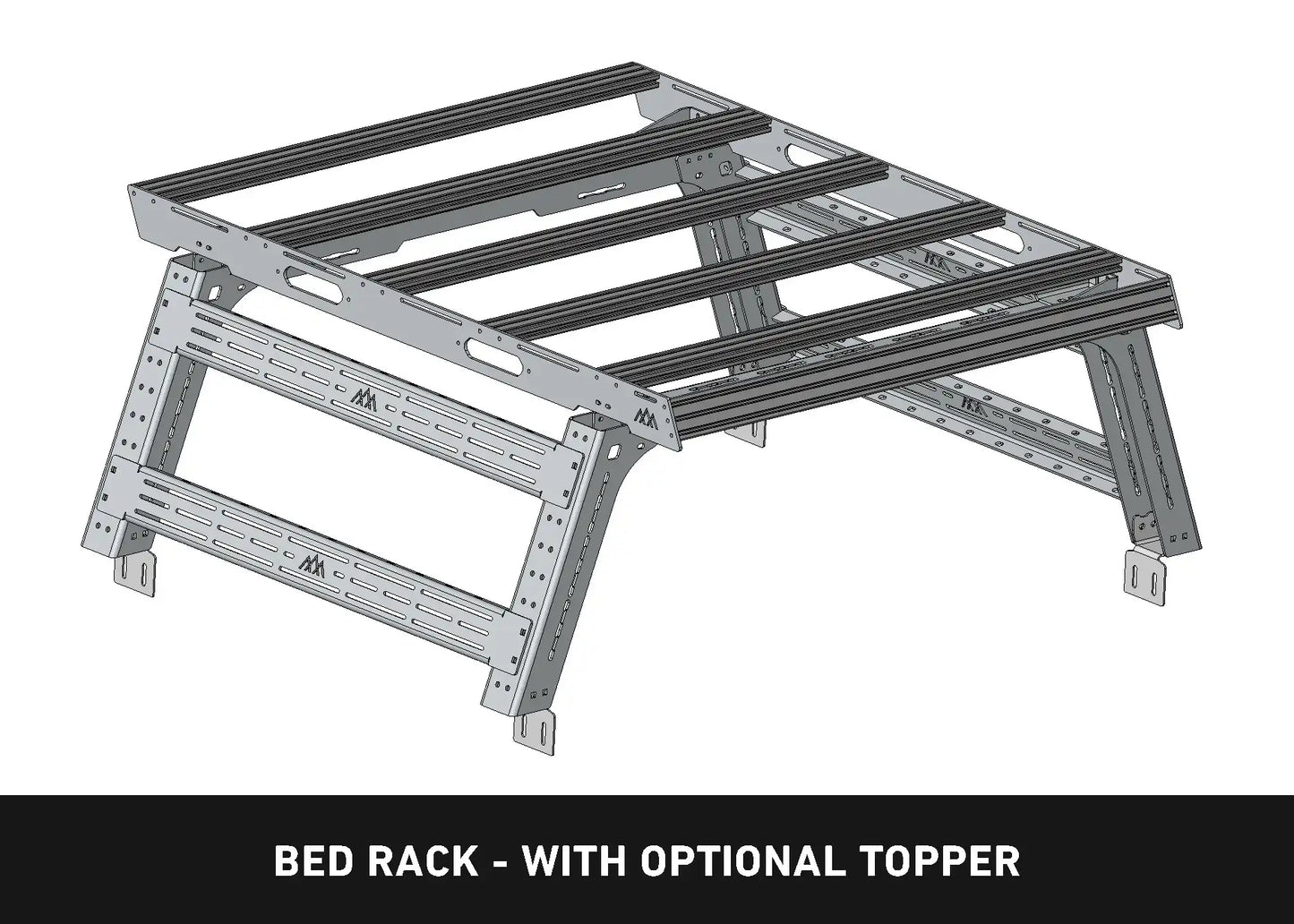 Backwoods Adventure Mods- Jeep Gladiator Bed Rack - DRIFTR Topper (Add-on)