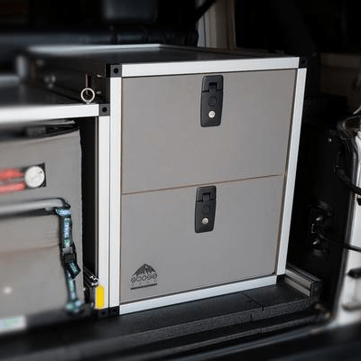 Goose Gear- Jeep Wrangler JK 2007-2018 2 Door - Double Drawer Module 19 3/16" Wide x 28" Depth