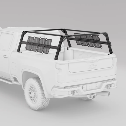 Xtrusion Overland- XTR1 Bed Rack for Chevrolet Silverado & GMC Sierra 2500HD / 3500HD
