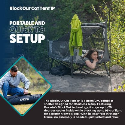 Kakadu- BlockOut® Cot Tent 1P