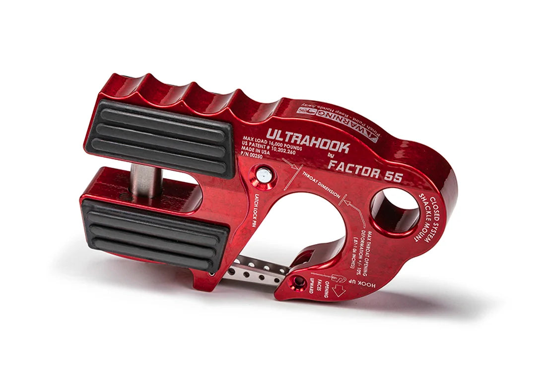 Factor 55- UltraHook Closed System Winch Shackle Mount