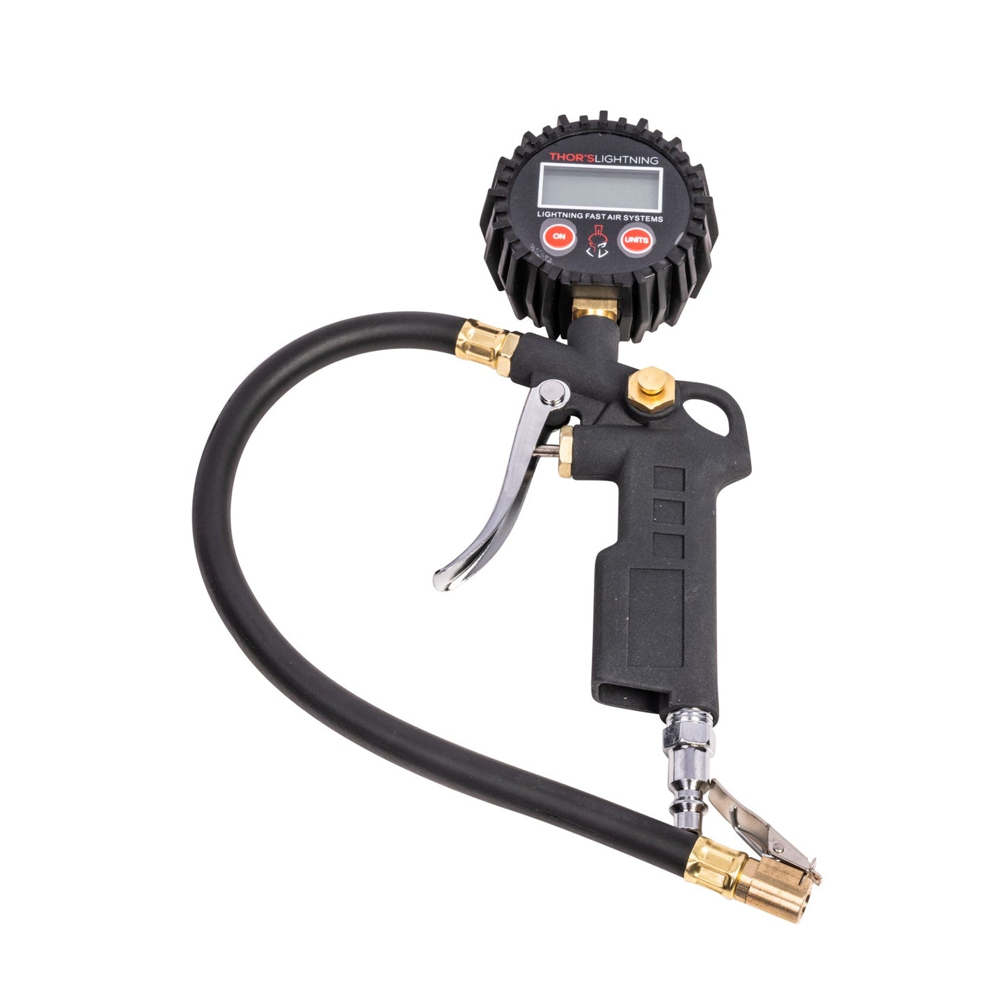 Thor's Lightning Air Systems- Digital Tire Pressure Gauge Single Tire Deflator Hose Kit