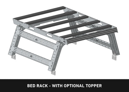 Backwoods Adventure Mods- Toyota Tacoma Bed Rack - DRIFTR Topper (Add-on)