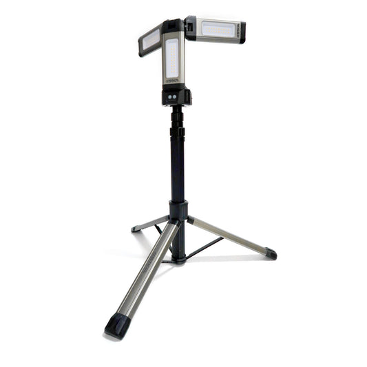 STKR- TRi-Mobile Work Light with Tripod -  Portable Rechargeable Shoplight