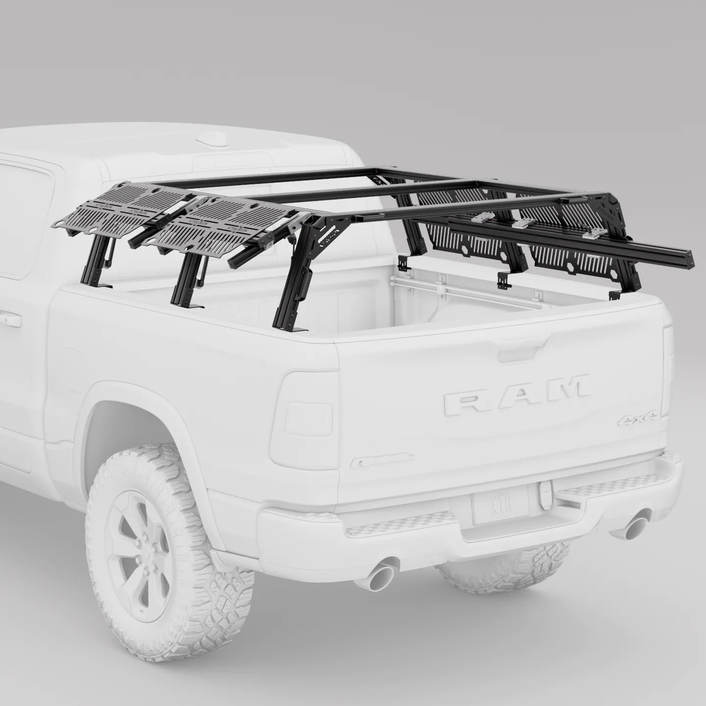 Xtrusion Overland- XTR3 Bed Rack for Dodge Ram 1500 - Straight Bed