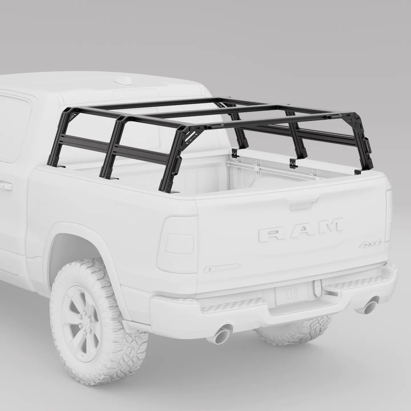 Xtrusion Overland- XTR3 Bed Rack for Dodge Ram 1500 - Tapered Bed
